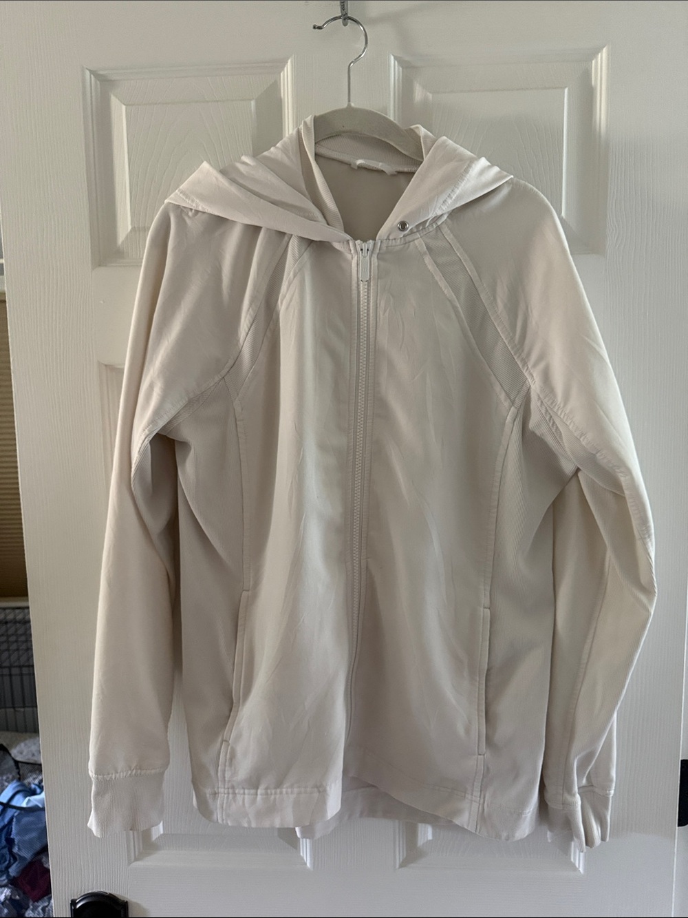 lululemon athletica Cream Lightweight Hooded Utility Jacket